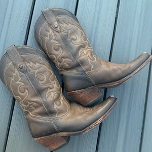Leather Cowgirl Boots